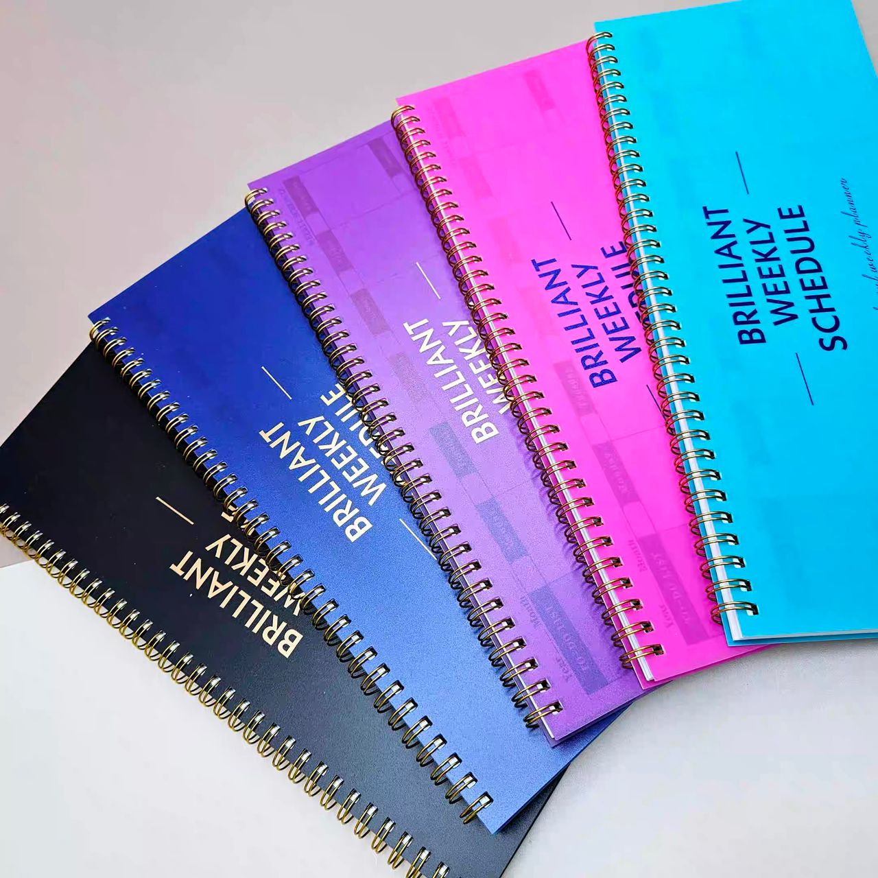 Agenda Semanal en Varios Colores