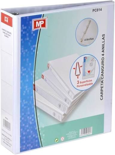 Archivador Anillas Blanco